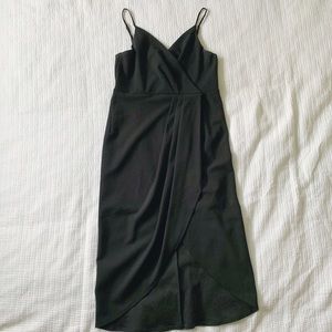 Lulus black midi dress
